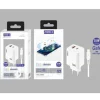 Cargador Rápido GaN Doble USB Con Cable USB-C a USB-C 35W Blanco
