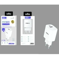 Cargador Rápido QC 3.0 y PD Doble USB 20W Blanco
