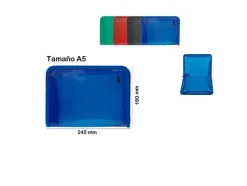 Carpeta Cremallera A5
