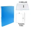 Carpeta Folio 2 Anillas Azul