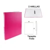 Carpeta Folio 2 Anillas Burdeo