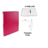 Carpeta Folio 2 Anillas Granate