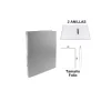 Carpeta Folio 2 Anillas Gris