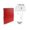 Carpeta Folio 2 Anillas Rojo
