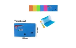 Carpeta Fuelle A6 C/Botón Color