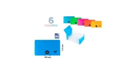 Carpeta Fuelle A6 C/Goma Color