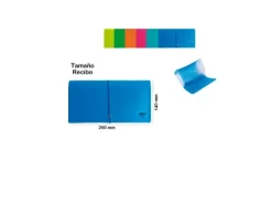 Carpeta Fuelle Recibo C/Goma Color