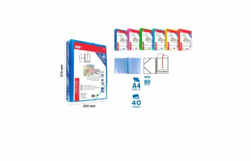 Carpeta 40 Fundas A4 Portada Personalizable