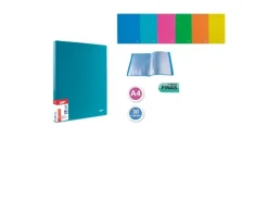 Carpeta 30 Fundas A4 Tapa Color
