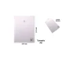 Carpeta Sobre C/Velcro A4 Transparente Vertical