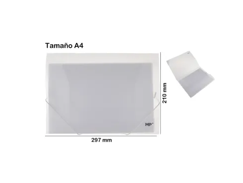 Carpeta Solapa A4 Blanco