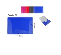 Carpeta Solapa A4 Forrada