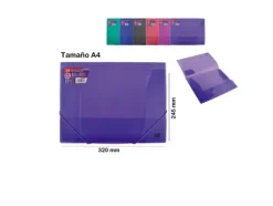 Carpeta Solapa A4 Transparente