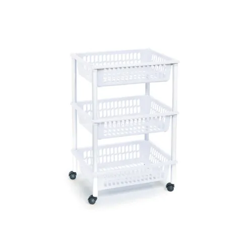 Carrito PP – Blanco 3 Cestas