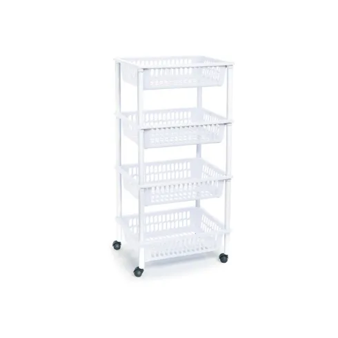Carrito PP – Blanco 4 Cestas