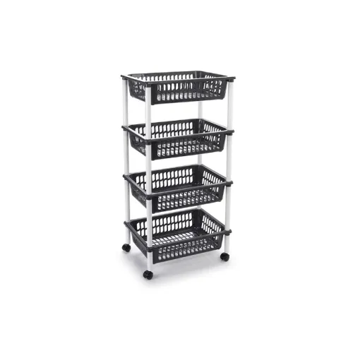 Carrito PP – Gris 4 Cestas