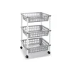 Carrito PP – Plata 3 Cestas