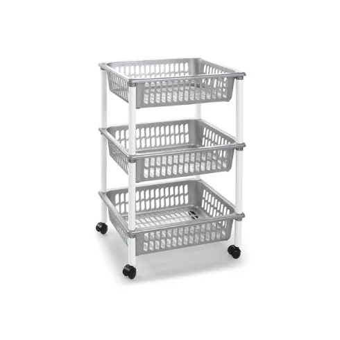 Carrito PP – Plata 3 Cestas