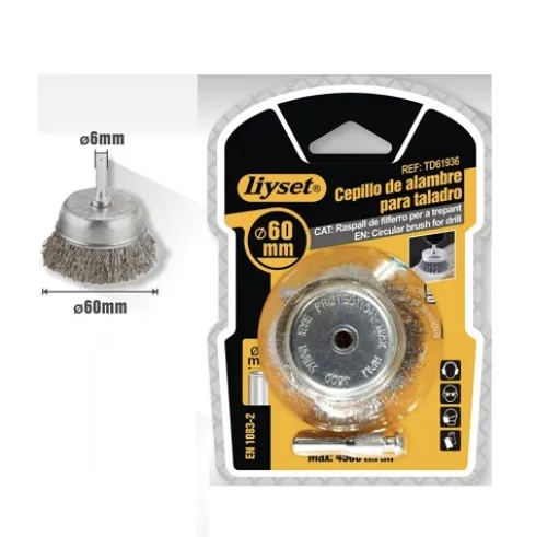 Cepillo de Alambre Para Taladro 60mm
