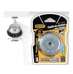 Cepillo de Alambre Para Taladro 75mm