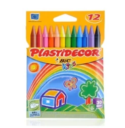 Ceras Plastidecor Colores 12U