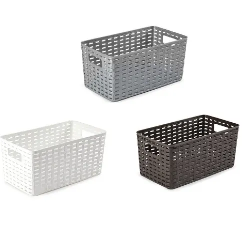 Cesta Plástico Rattan Nº 1