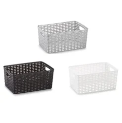 Cesta Plástico Rattan Nº 3