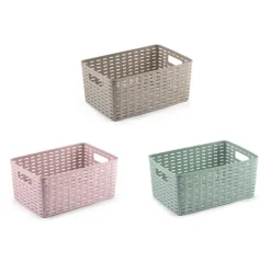 Cesta Plástico Rattan Nº 2 VRM