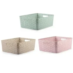 Cesta Plástico Rattan Nº 4 VRM