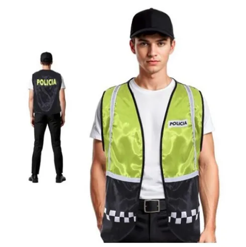 Chaleco Policía Fluor Adulto