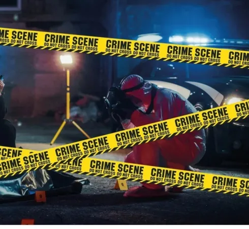 Cinta Barrera Amarilla Crime Scene 6m