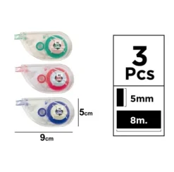 Cinta Corrector 5mmx8m 3pcs