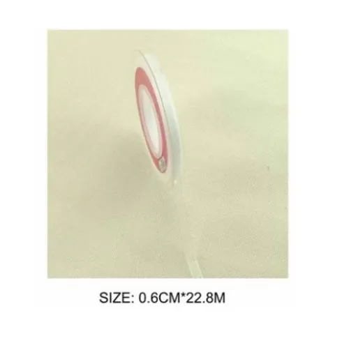Cinta Organza Blanco 0.6CMX22.8M