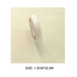 Cinta Organza Blanco 1.5CMX22.8M