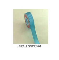 Cinta Raso Azul Lago 2.5CMX22.8M