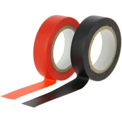 Cintas Aislantes Rojo/Negro 10m 2pcs