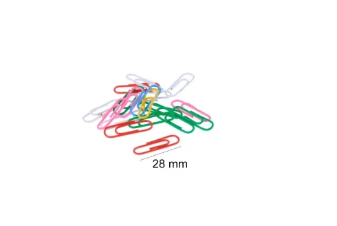 Clips Colores 28MM 80U