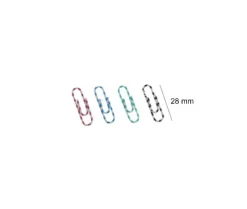 Clips Colores 28MM 80U