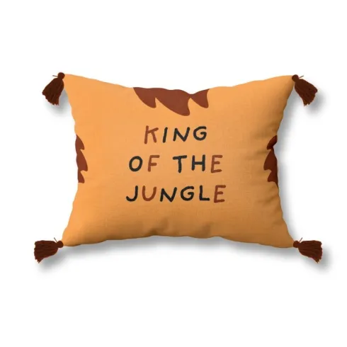 Cojín Kids Algodón Jungle Peach 30x40cm