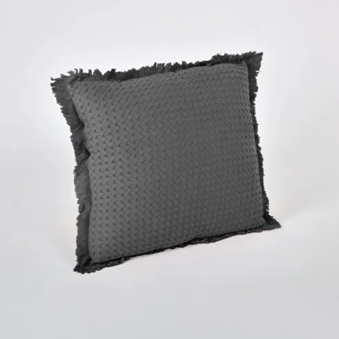 Cojín Waffle Plomo 45x45cm