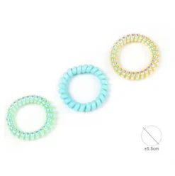 Coletero Goma Espiral Mixto 3pcs