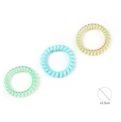 Coletero Goma Espiral Mixto 3pcs