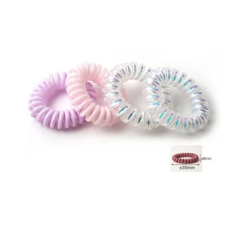Coletero Goma Espiral Mixto 4pcs