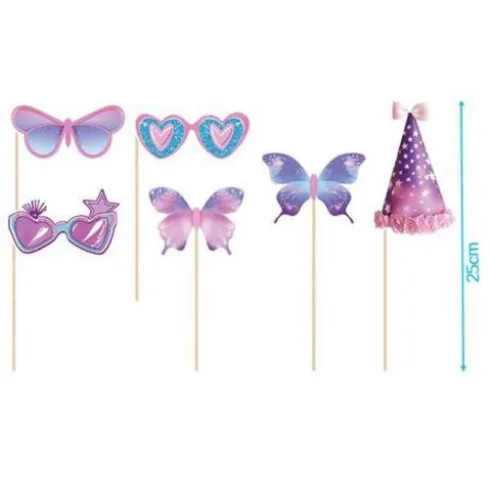 Complementos Photocall Mariposa 6pcs