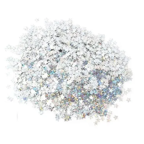 Confeti Estrella Plata 6mm