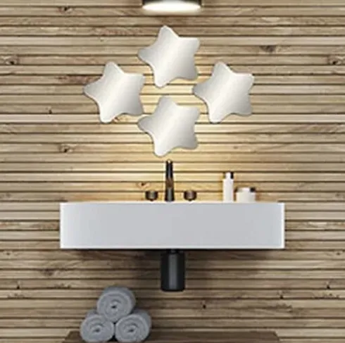 Conjunto 4 Espejos Estrella 20cm