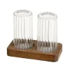 Conjunto Salero y Pimentero Con Bandeja