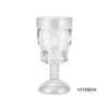 Copa Plástico Skull Transparente