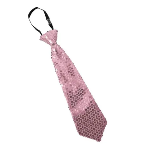 Corbata Lentejuelas Rosa