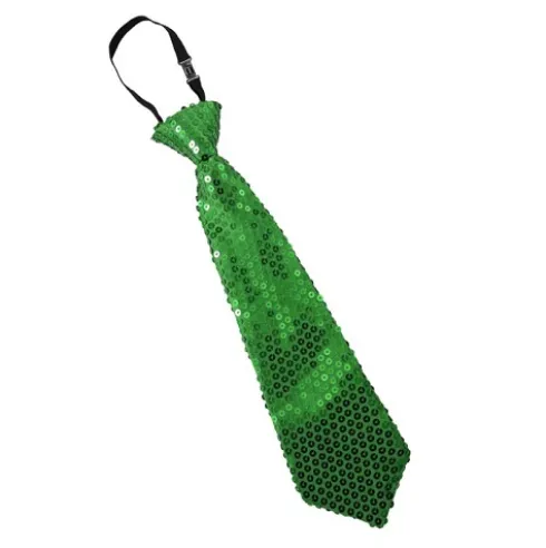 Corbata Lentejuelas Verde